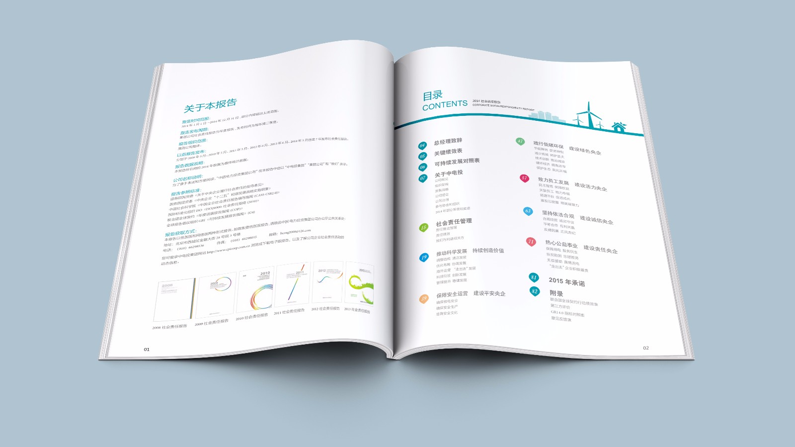 國家電力社會責任報告設計制作